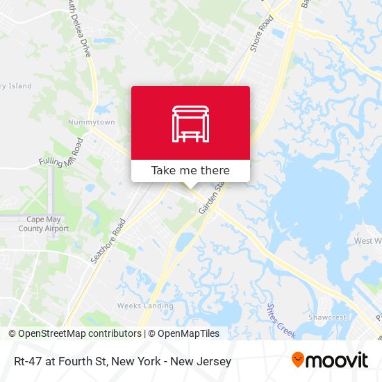 Mapa de Rt-47 at Fourth St