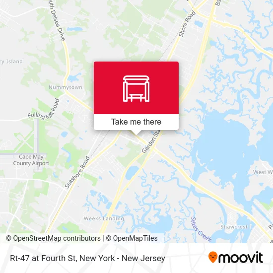 Rt-47 at Fourth St map