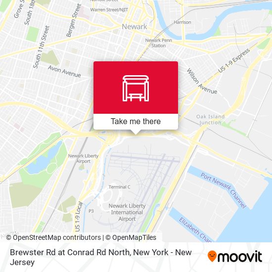 Mapa de Brewster Rd at Conrad Rd North