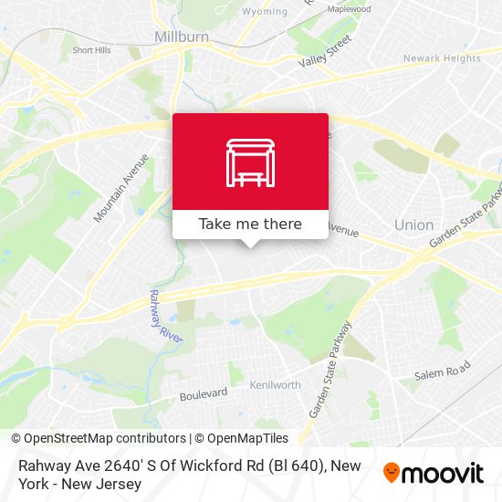 Rahway Ave 2640' S Of Wickford Rd (Bl 640) map
