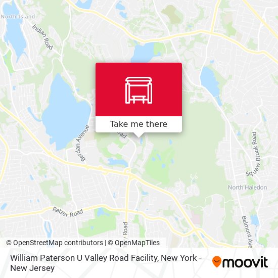 Mapa de William Paterson U Valley Road Facility