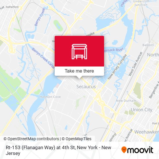 Rt-153 (Flanagan Way) at 4th St map