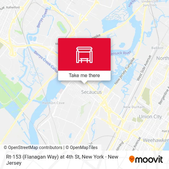 Rt-153 (Flanagan Way) at 4th St map