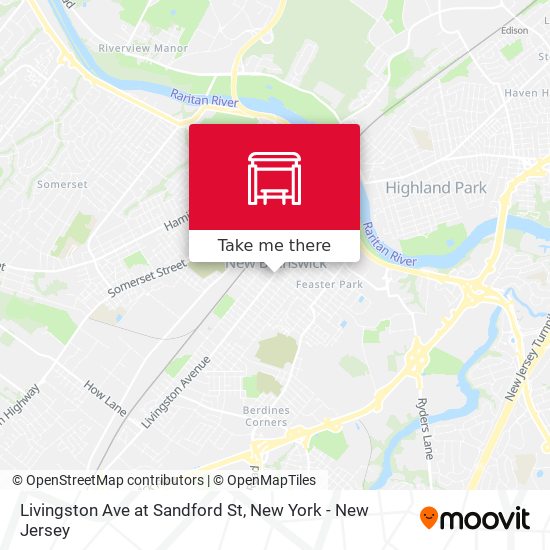Mapa de Livingston Ave at Sandford St