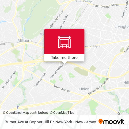 Mapa de Burnet Ave at Copper Hill Dr
