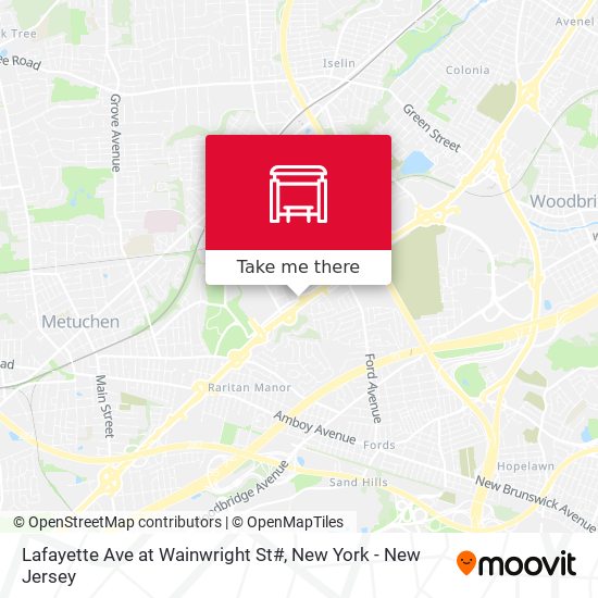 Lafayette Ave at Wainwright St# map