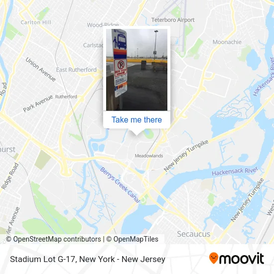 Stadium Lot G-17 map