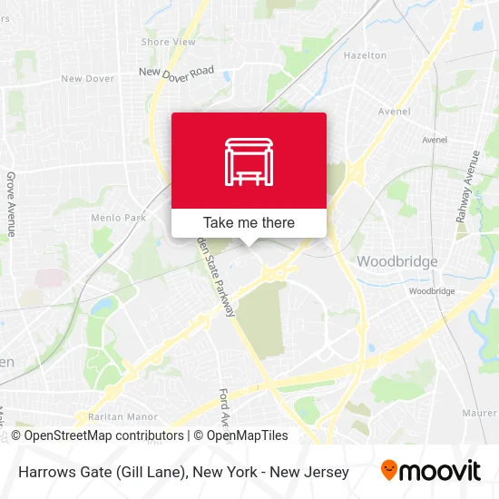 Harrows Gate (Gill Lane) map