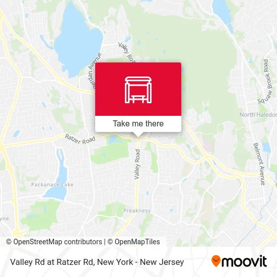 Valley Rd at Ratzer Rd map