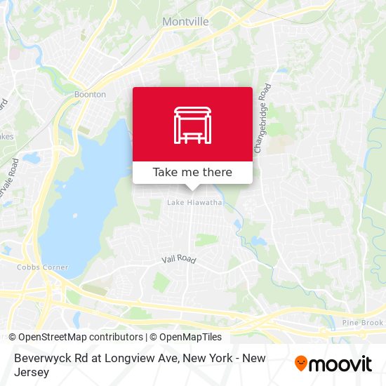 Beverwyck Rd at Longview Ave map