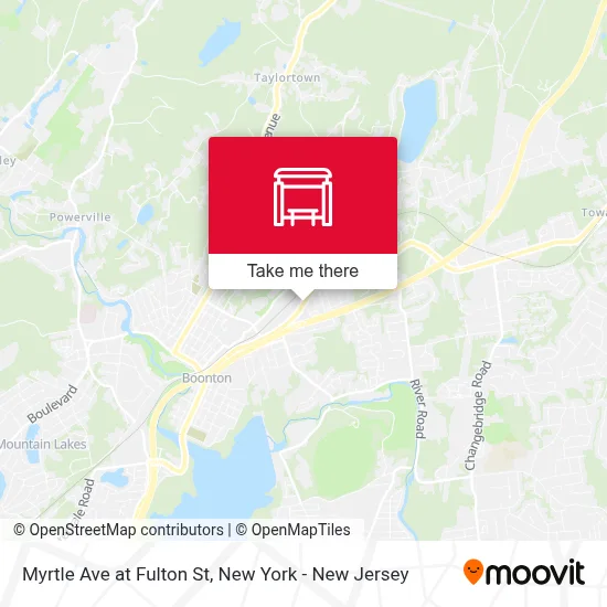 Myrtle Ave at Fulton St map