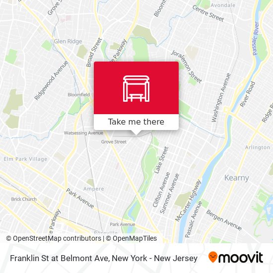Mapa de Franklin St at Belmont Ave