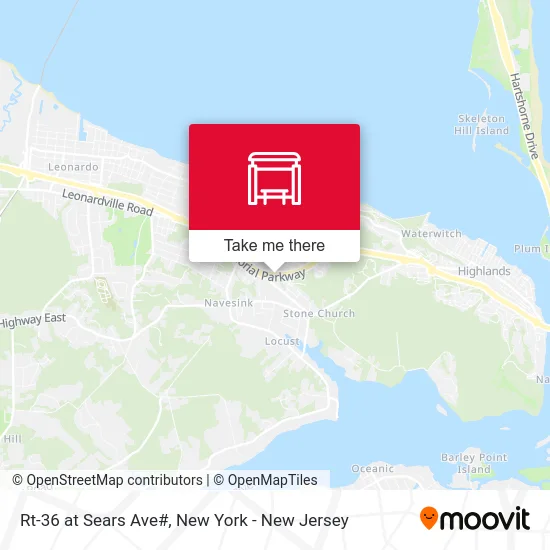 Rt-36 at Sears Ave# map