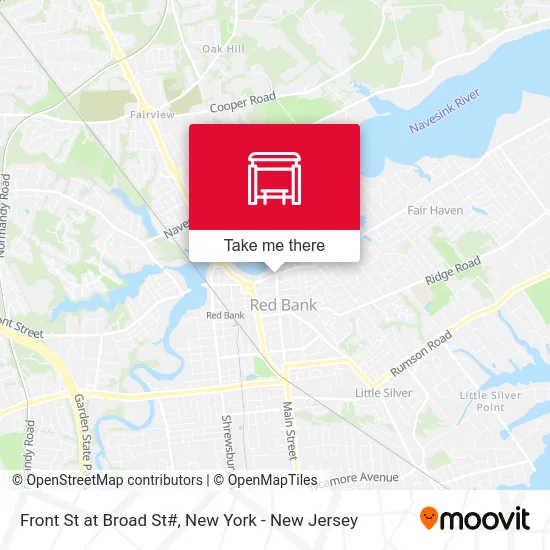 Front St at Broad St# map