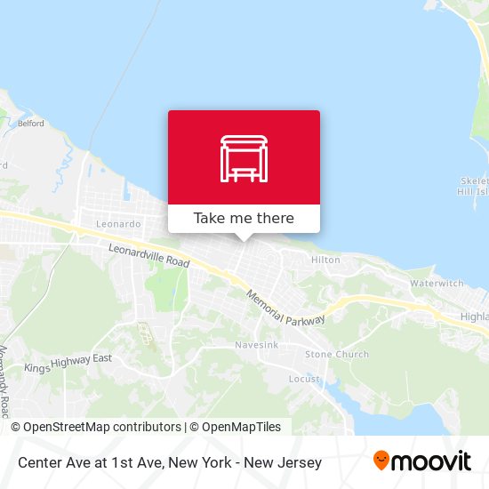 Mapa de Center Ave at 1st Ave