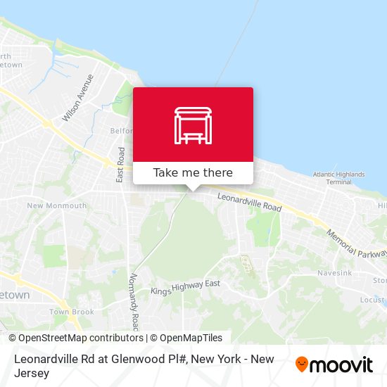 Leonardville Rd at Glenwood Pl# map