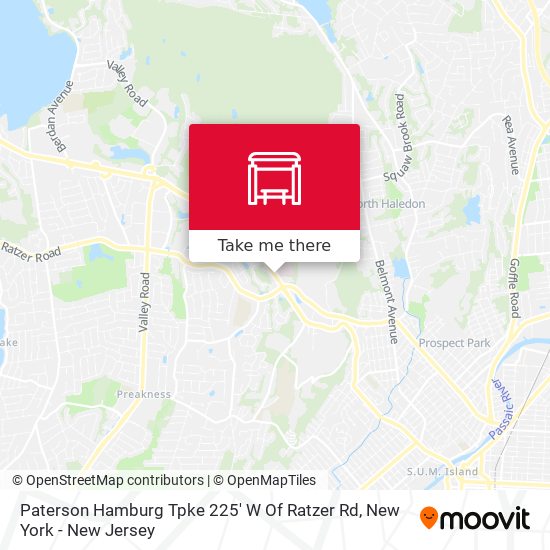 Paterson Hamburg Tpke 225' W Of Ratzer Rd map
