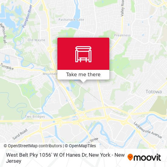 Mapa de West Belt Pky 1056' W Of Hanes Dr