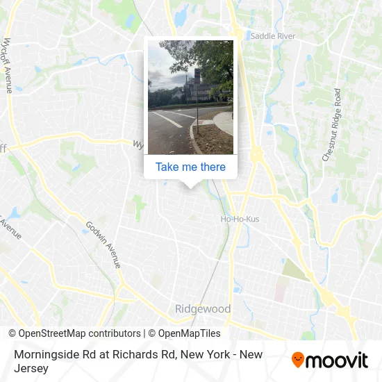 Morningside Rd at Richards Rd map