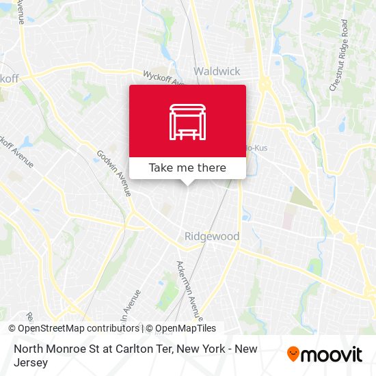 North Monroe St at Carlton Ter map