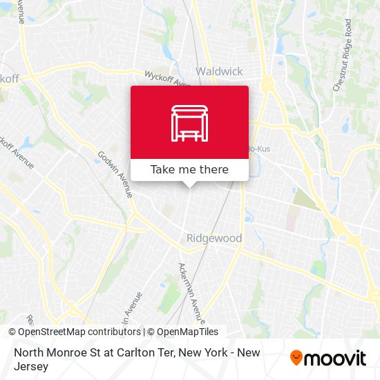 North Monroe St at Carlton Ter map