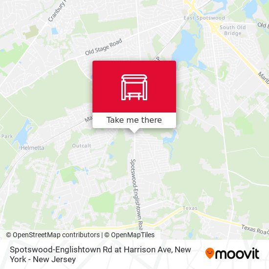 Mapa de Spotswood-Englishtown Rd at Harrison Ave