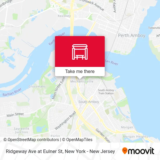 Ridgeway Ave at Eulner St map