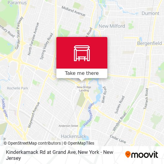 Mapa de Kinderkamack Rd at Grand Ave