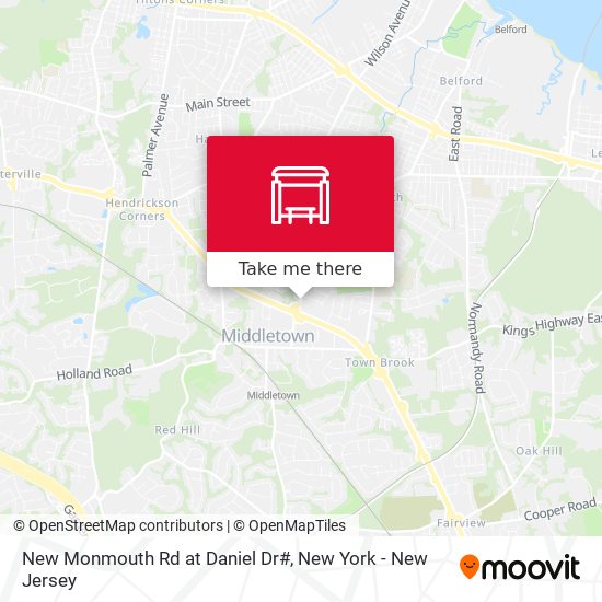 New Monmouth Rd at Daniel Dr# map