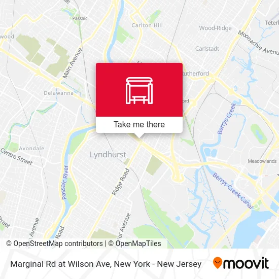 Marginal Rd at Wilson Ave map