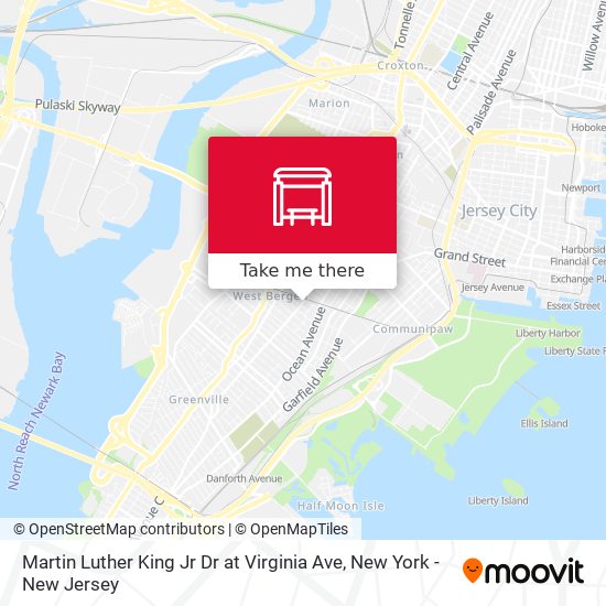 Mapa de Martin Luther King Jr Dr at Virginia Ave