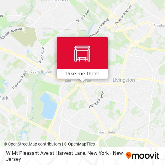 W Mt Pleasant Ave at Harvest Lane map