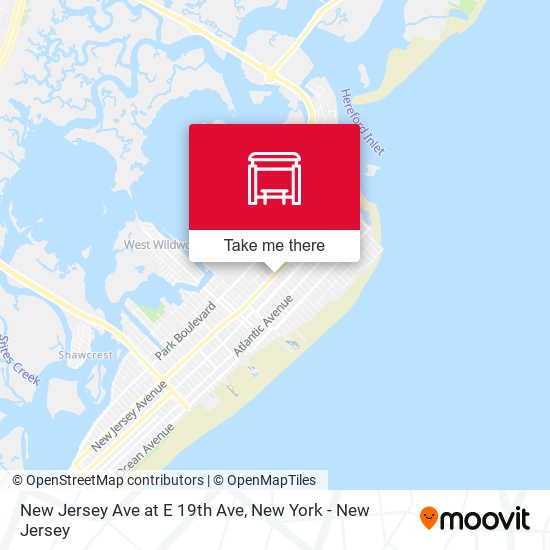 Mapa de New Jersey Ave at E 19th Ave