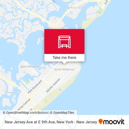 Mapa de New Jersey Ave at E 9th Ave