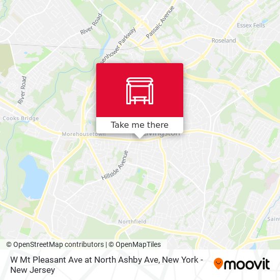 W Mt Pleasant Ave at North Ashby Ave map