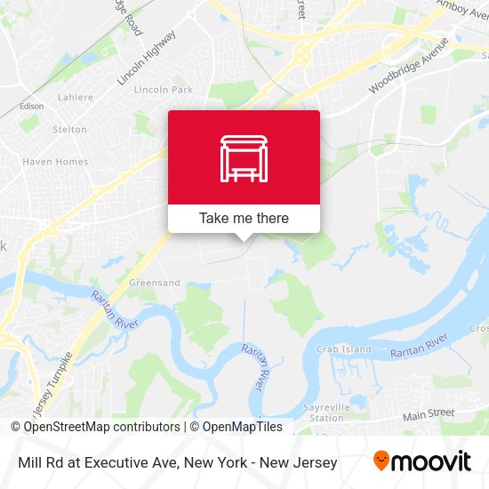 Mill Rd at Executive Ave map
