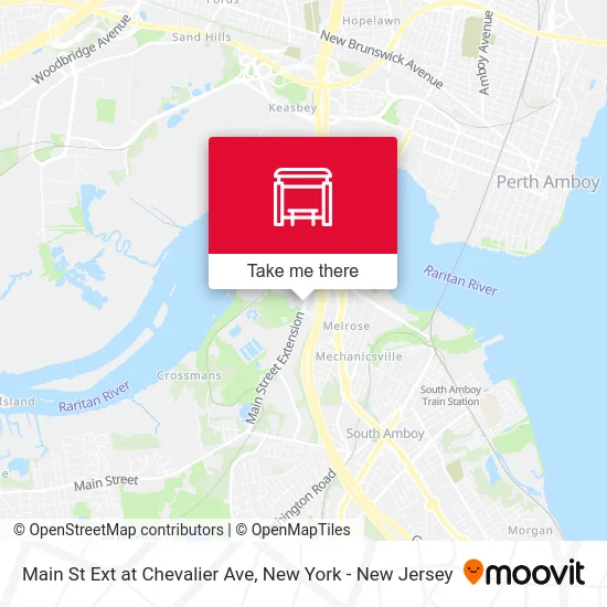 Main St Ext at Chevalier Ave map