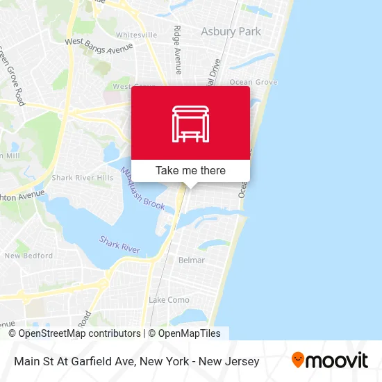 Main St At Garfield Ave map