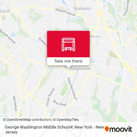 Mapa de George Washington Middle School#
