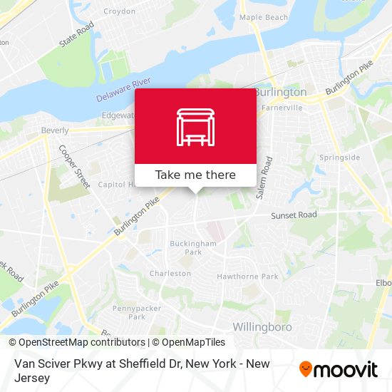 Mapa de Van Sciver Pkwy at Sheffield Dr