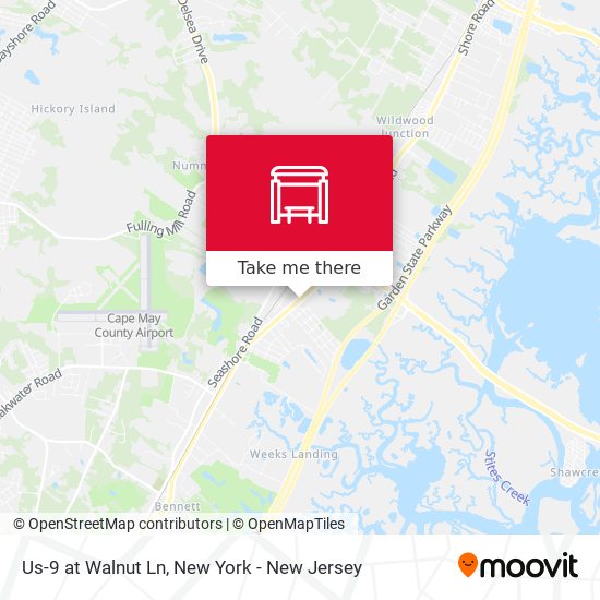 Mapa de Us-9 at Walnut Ln