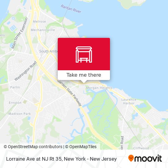 Mapa de Lorraine Ave at NJ Rt 35