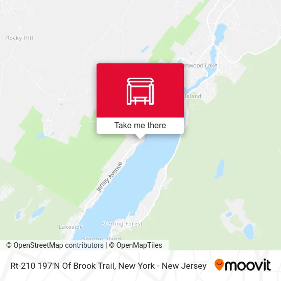 Rt-210 197'N Of Brook Trail map