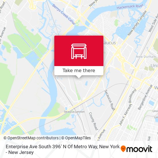 Enterprise Ave South 396' N Of Metro Way map