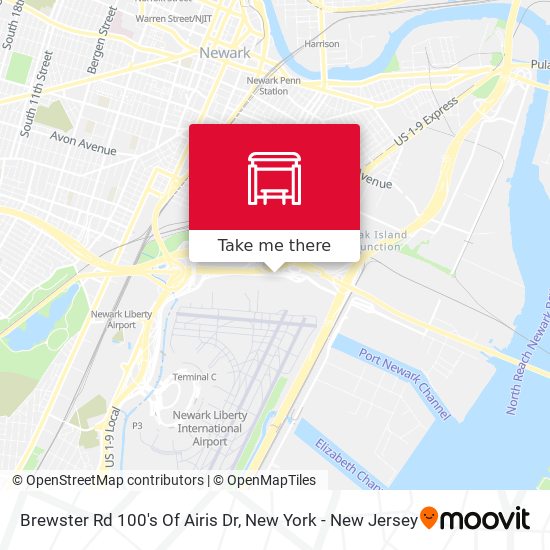 Brewster Rd 100's Of Airis Dr map