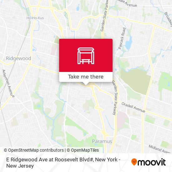 E Ridgewood Ave at Roosevelt Blvd# map