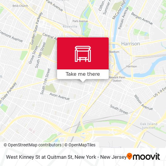West Kinney St at Quitman St map
