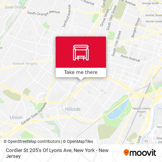 Cordier St 205's Of Lyons Ave map