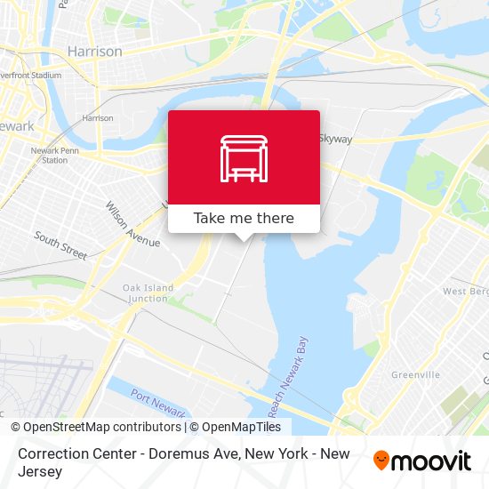 Correction Center - Doremus Ave map