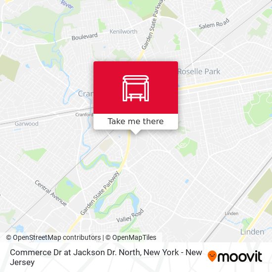 Commerce Dr at Jackson Dr. North map